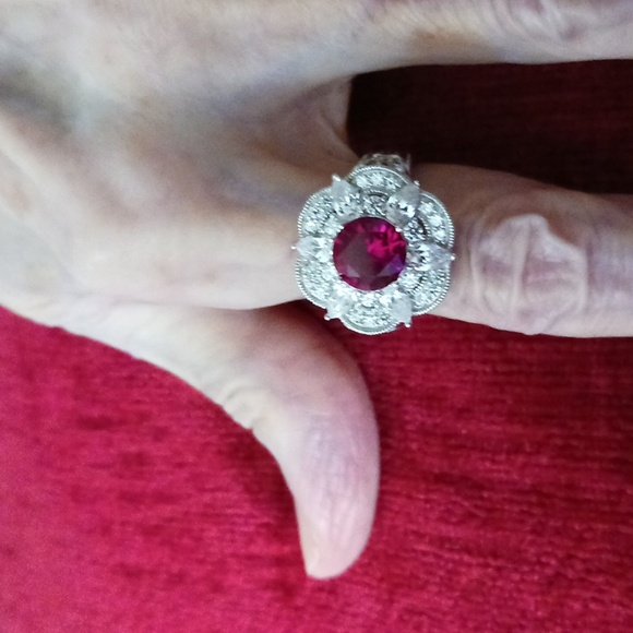 Vanna K Ruby Ring Size 6 - Picture 9 of 12